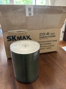 CD-R 80 minutes enregistrement 700 Mo 52x vitesse 100 disques vierges - Photo 1/6