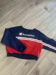 Champion Crop Jumper size 8 - Picture 1 of 3