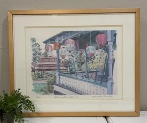 Impresión de la tarde de iluminación Marietta Cleasby de colección LE 53/450 firmada mate enmarcada - Imagen 1 de 10