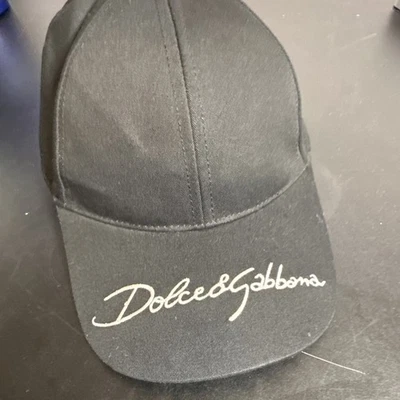Auténtica gorra de béisbol Dolce & Gabbana unisex negra talla ajustable Foto 1 de 4