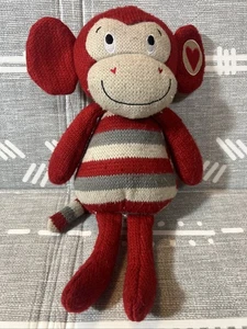 Morgan The Monkey Hallmark Plush Red Heart Valentines (missing Paper) - Picture 1 of 12