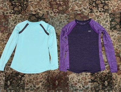 Prendas para el torso Under Armour Cold Gear ajustadas manga larga activas talla mediana para mujer Foto 1 de 4