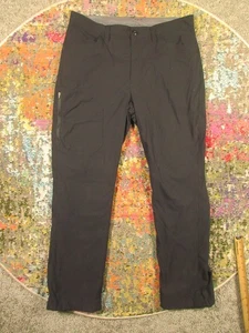 Pantalones cargo Eddie Bauer Travex para hombre 34x30 forrados de lana Tech negros elásticos - Imagen 1 de 10