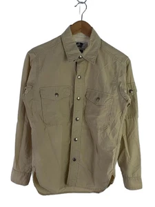 Engineered Garments Long Sleeve Shirt, XS, Cotton, Beige - Picture 1 of 5