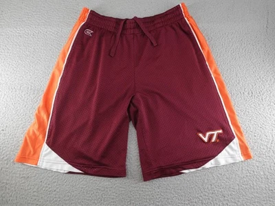 Pantalones Cortos Virginia Tech Hokies Para Hombres Grandes Rojos NCAA Baloncesto Coliseo Universidad Y2K Foto 1 de 4