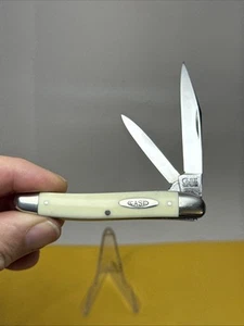 Vintage Case Tested knife 1920-1940 Stockman Knife 6218 very nice White Handle - Picture 1 of 6
