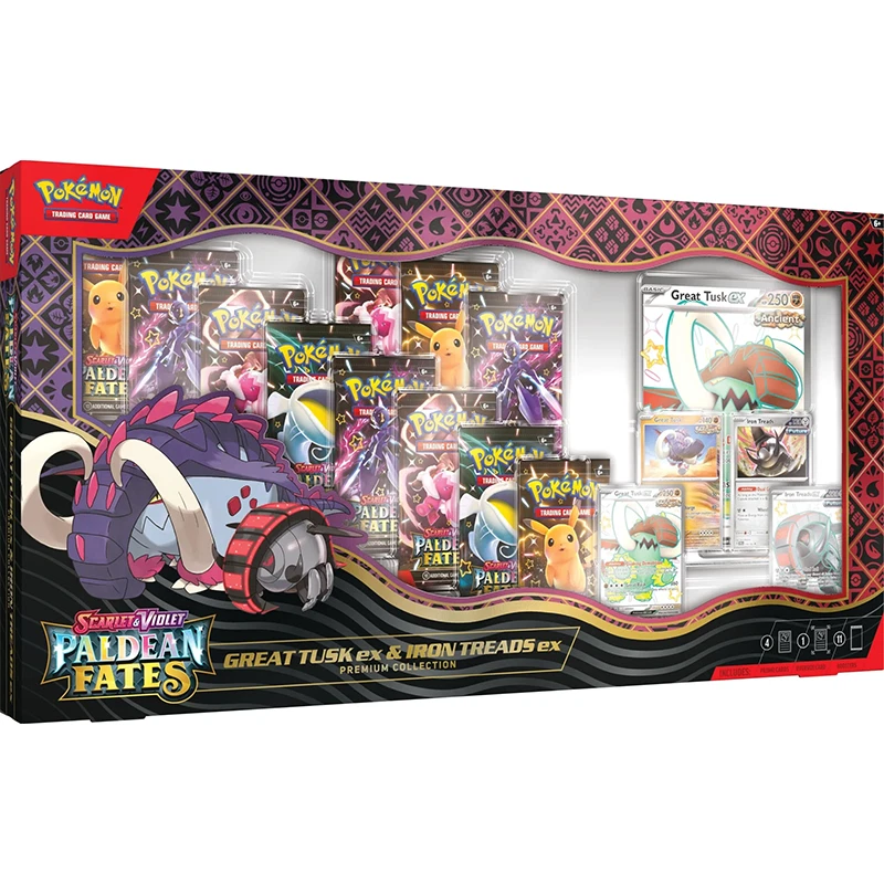 Pokemon: Paldean Fates Great Tusk ex & Iron Treads ex Premium Collection - Image 1 of 1