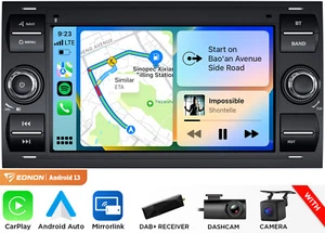 DAB+ Eonon FDX6 7" Autoradio Android Auto 13 CarPlay GPS Navi für Ford C/S-Max - Bild 1 von 19