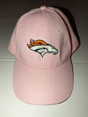 Gorra de fútbol americano ajustable rosa de los Denver Broncos NFL (ver fotos) muy buena Foto 1 de 4