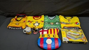 Barcelona Ecuador SC T-Shirts Puzzle Mug Figure and Pad Lot of 8 Items - Picture 1 of 23