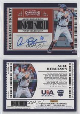 2019 Panini Elite Extra Edition Red /150 Alec Burleson #USA-AB Auto