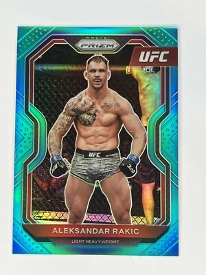 2021 PANINI PRIZM UFC TEAL PRIZM ALEKSANDAR RAKIC /49 - Image 1 of 2