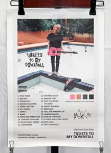 MGK Machine Gun Kelly Tickets To My Downfall NEW Canvas Poster Size 13.5" X 19" - Picture 1 of 2