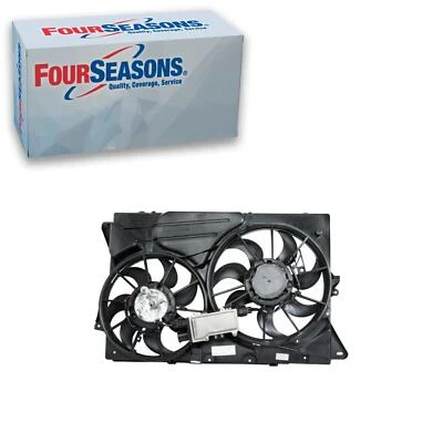 Conjunto de ventilador condensador e radiador duplo 4 estações para 2010-2012 Ford Flex - Imagem 1 de 4