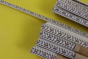 25 strip Luthier Purfling Binding MARQUETRY Inlay New 640x6x1mm Guitar Parts#71 - Picture 1 of 10