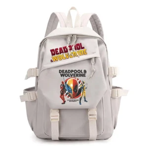 Deadpool 3 Wolverine Backpack Teenarges Schoolbag Mens Fashion Travel Laotop Bag - Picture 1 of 19