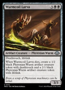 MTG-NM-Modern Horizons 3-Wurmcoil Larva-0112 - Picture 1 of 1