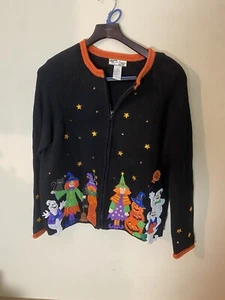 heirloom collectibles sweater Halloween Vintage M - Picture 1 of 8