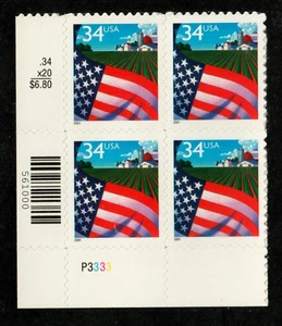 Scott 3470 34¢ Flag over Farm MNH Free US shipping - Picture 1 of 1
