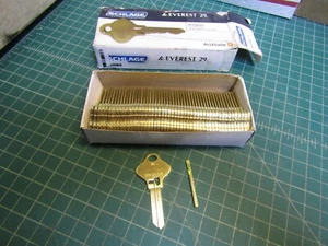 50 Schlage Everest 29 Key Blanks .35-272-EV.468.S145, 35-272-EV 468 S145. NEW in - Picture 1 of 11