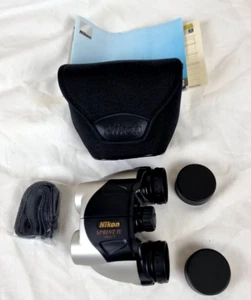 Nikon Sprint IV 10 x 21 Lightweight Binoculars Silver, Case Clean Lenses Box VGC - Picture 1 of 15