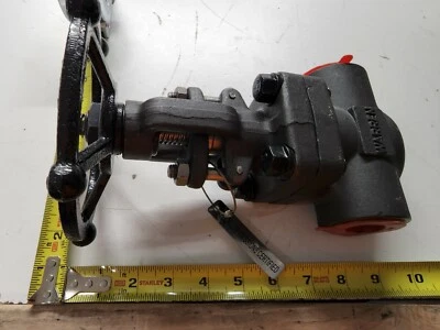 Warren 1551-5-S-624 1" Socket Weld Gate Valve Class 1500 A105N 3705 PSI NeW  - Image 1 of 3