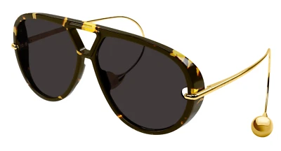 Gafas de sol Bottega Veneta BV1273S 005 Havana edición limitada nuevas auténticas Foto 1 de 3