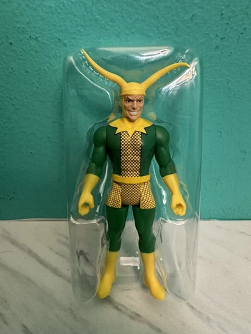 MARVEL LEGENDS Kenner Retro LOKI 3.75" The Mighty Thor Figure 2021 Loose Cover