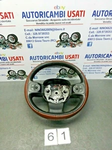 VOLANTE STERZO IN PELLE MARRONE CON COMANDI FIAT 500L ANNO 2019 USATO ORIGINALE - Imagen 1 de 9
