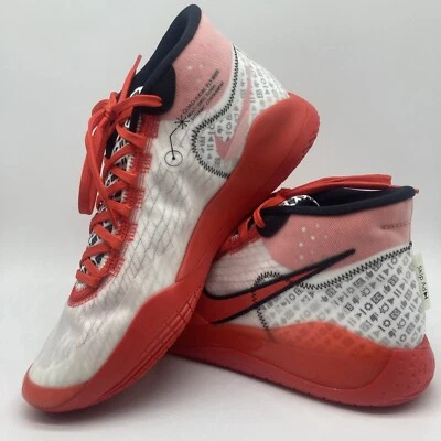 Nike YouTube x KD 12 Talla 9.5 Multicolor Naranja Blanco Negro Zapatos Foto 1 de 4