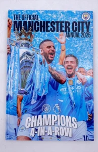 Official Manchester City 2025 Annual by Grange Hardback, Blue, New - Picture 1 of 12