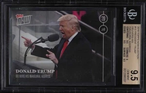 2016 Topps Now Election Donald Trump 5 KARTEN Eröffnung SET BGS 9.5 GEM MINT - Bild 1 von 6