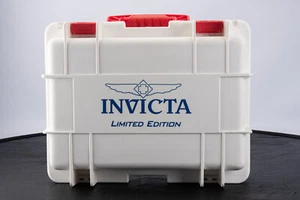 Invicta Limited Edition White & Red Collectors Impact Dive Watch Case Box V11 - Picture 1 of 5