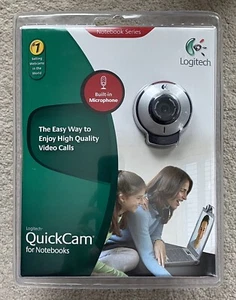 Logitech QuickCam pour ordinateurs portables appareil photo portable avec microphone intégré neuf dans son emballage - Photo 1/4