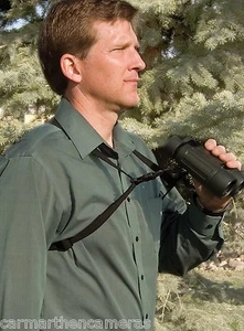 OP/TECH Bino-Cam Harness Strap for Cameras and Binocular - Black Webbing 5301412 - Picture 1 of 7