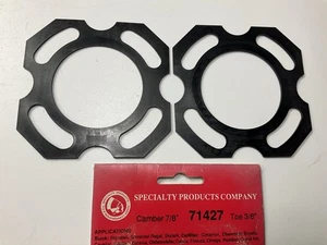 (2) Specialty 71427 Rear Camber Toe Adjuster Shim, 7/8° Camber, 3/8" Toe - Picture 1 of 4