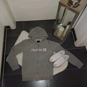 Sweatjacke Hurley grau M L 40 42 44 Kapuzenpullover warm gefüttert baumwolle Top - Bild 1 von 5