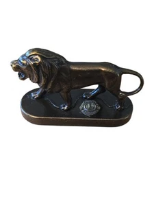 Vintage Lions Club International Brass Lion Figurine 3" Long 1.75" Tall - Picture 1 of 6
