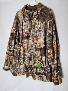 Jacket Mens Real Tree XXL Edge Scent Factor Camo Hunting Outdoor Gear Full Zip  - Picture 1 of 6