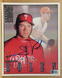 Scott Rolen Auto Autograph 1998 Donruss Studio 8x10 - Beckett BAS Hologram  - Picture 1 of 1
