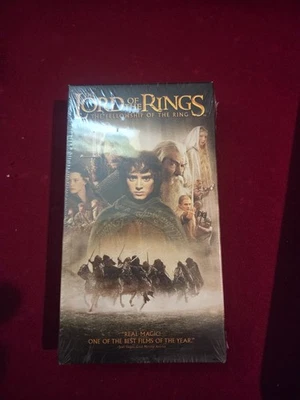 Lord of the Rings The Fellowship of the Ring 2001 Sealed VHS Tape — 第 1/4 张图片