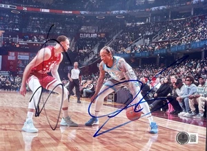 Demar Derozan Zach Lavine Signed Autographed 8x10 Photo Sacramento Kings Beckett - Picture 1 of 2