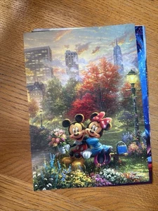 Thomas Kinkade Disney Framed Print 5x7 - “Sweetheart Central Park” - Picture 1 of 1