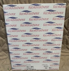 Red River Paper #1874 Polar Matte ~ 8"X10” ~ 60lbs ~ 50 Sheets - Picture 1 of 2