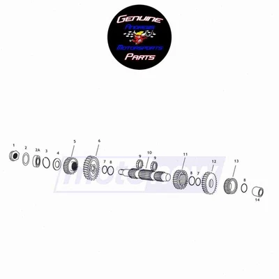 Andrews Countershaft (5-Speed Big Twin) for 1984 Harley Davidson FXRDG Disc st Foto 1 de 4