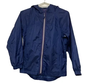 Chaqueta cortavientos LL Bean impermeable ligero empaquetable azul marino 8 - Imagen 1 de 18
