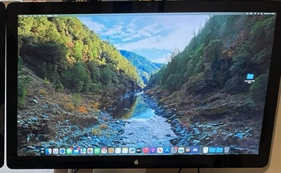 Apple Thunderbolt A1407 27" Widescreen Monitor - Silver w/ VESA MOUNT - Image 1 of 4
