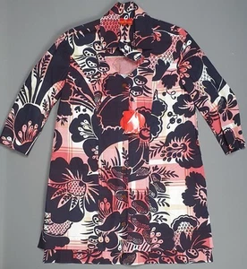 Vivienne Westwood Cut-out Heart Dress Floral 3/4 Sleeve Size 40 (UK8) - Picture 1 of 8