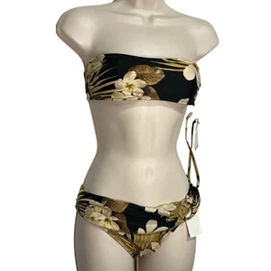 Vintage neu mit Etikett Tommy Bahama tropisches Bikini-Set Blumenmuster Größe 6 - Bild 1 von 9