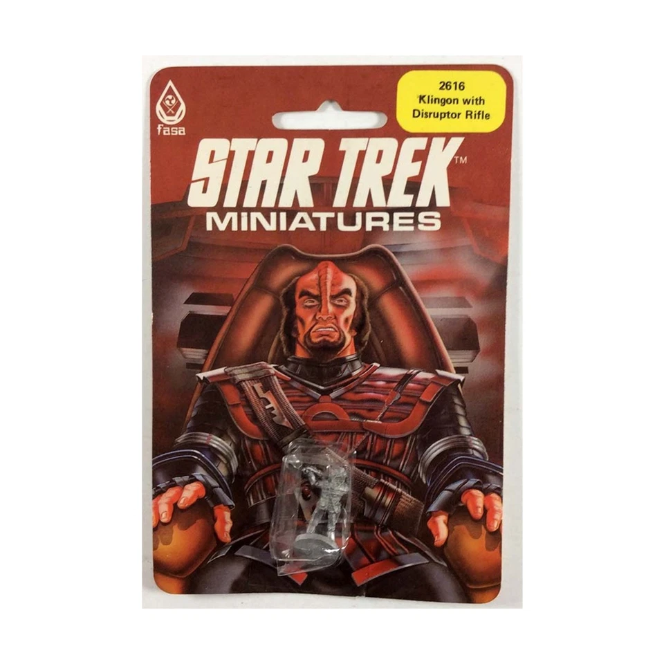 FASA Star Trek Mini Klingon w/Disruptor Rifle Pack New - Image 1 of 1